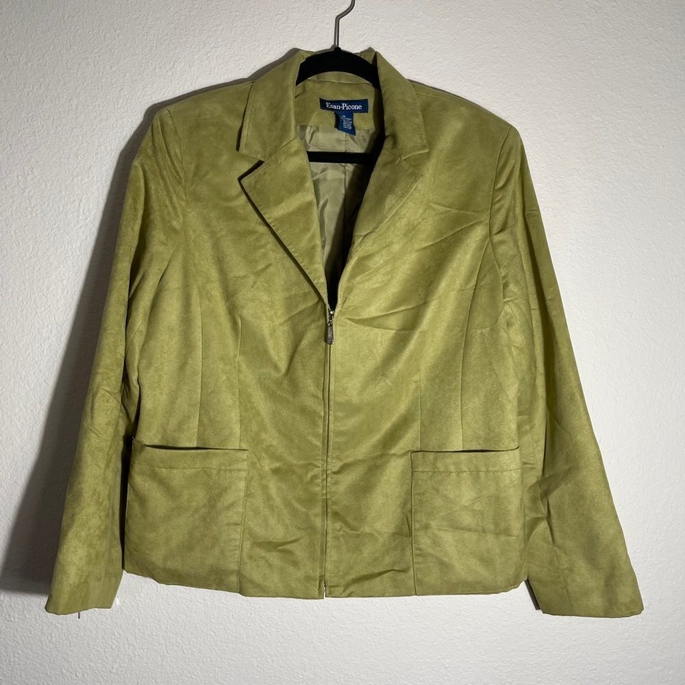‎Evan-Picone Chartreuse Jacket - Picture 8 of 8